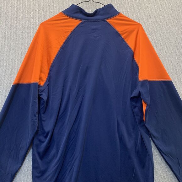 Denver Broncos 1/4 Zip Long Sleeve Pullover Shirt NFL Team Apparel Men's Large - Picture 4 of 8